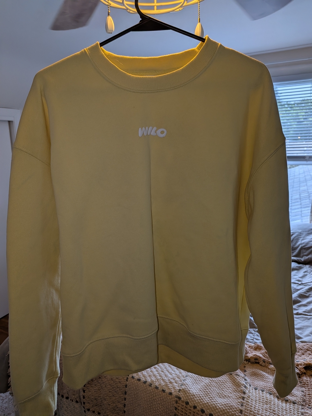 Wilo Wellness Yellow Crewneck Sweatshirt